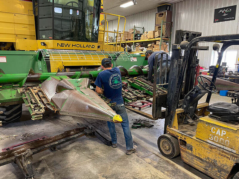 Corn planter maintenance MAC's Ag Services Wisconsin